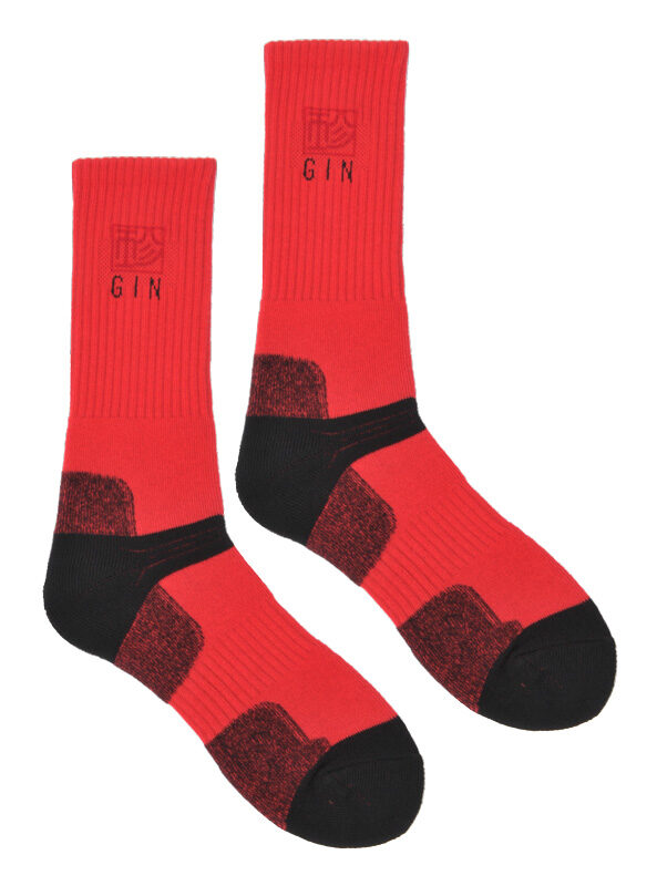 fly-gin-coolmax-socks-red-01 FLY GIN Coolmax Socks Red - Image 1